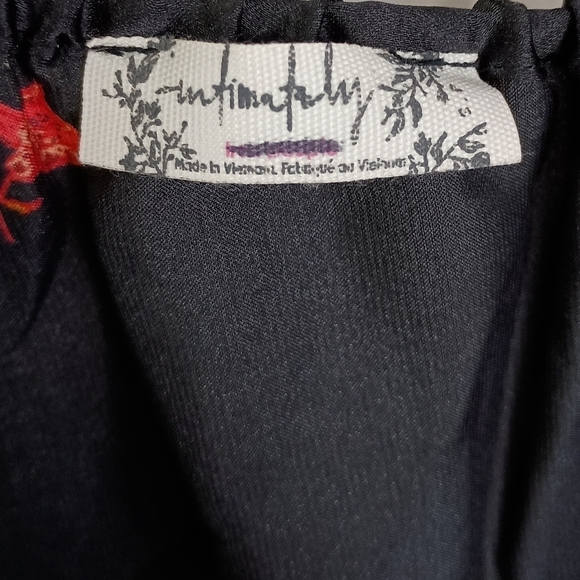 NEW Free People On My Own Printed Maxi Dress In Black Combo - Picture 7 of 8